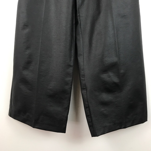 NWT Bloggers Favorite Zara Waxed Effect Wide Leg Pants Size XS - Picture 7 of 14